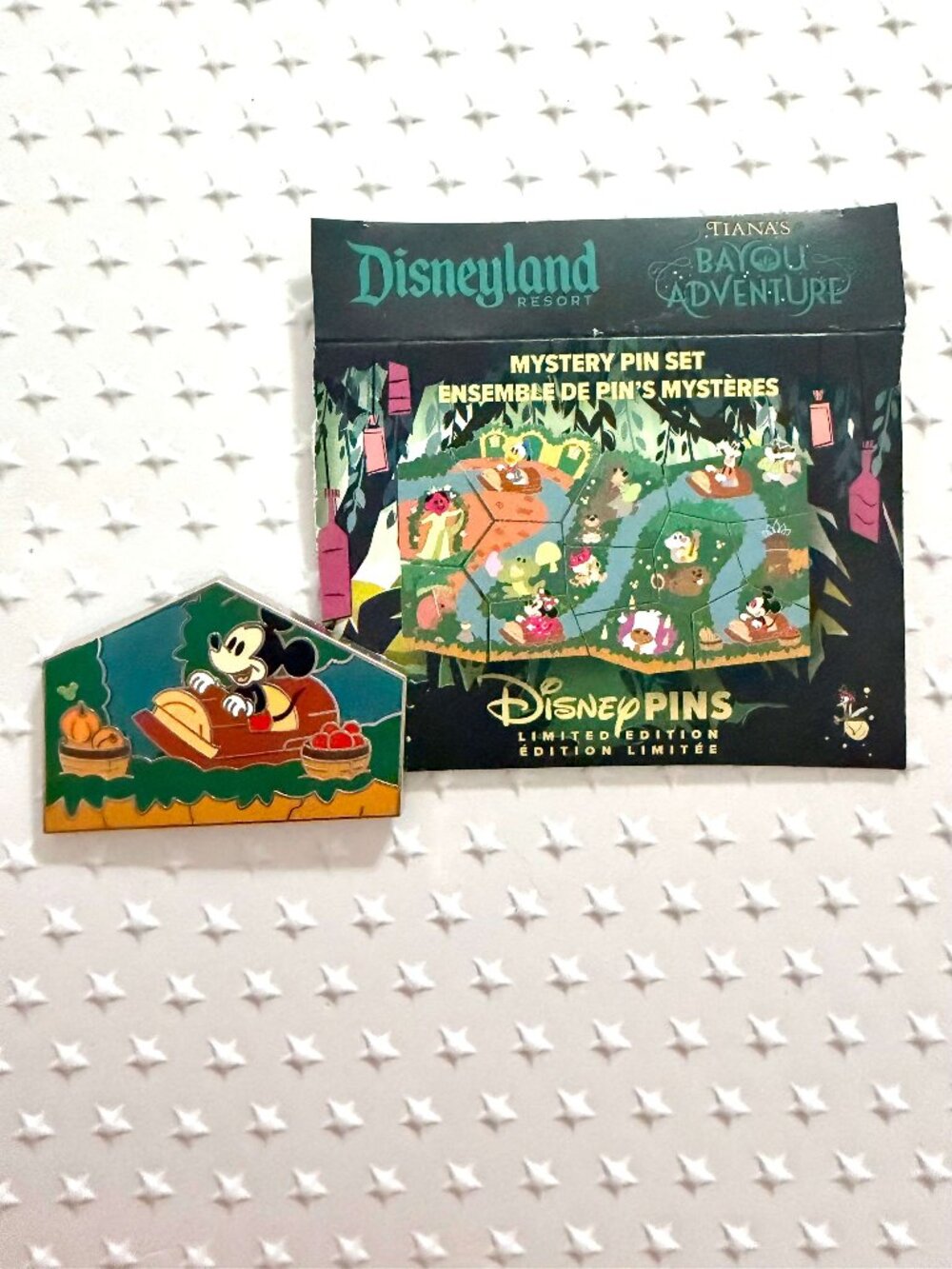 Mickey Mouse - Disneyland Tiana's Bayou Adventure Attraction Puzzle Disney Pin